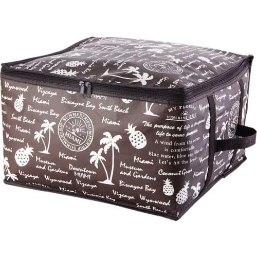 Non woven large covered storage box built in compression bag quilt quilt storage bag finishing box compression box