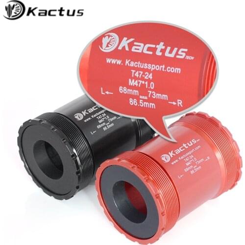 Bottom Brackets MTB Road Bike Cranksets Shell 86.5mm T47-24 For All Serie Shimano SRAM GXP Rotor Axis 24mm Bicycle parts 68-73MM