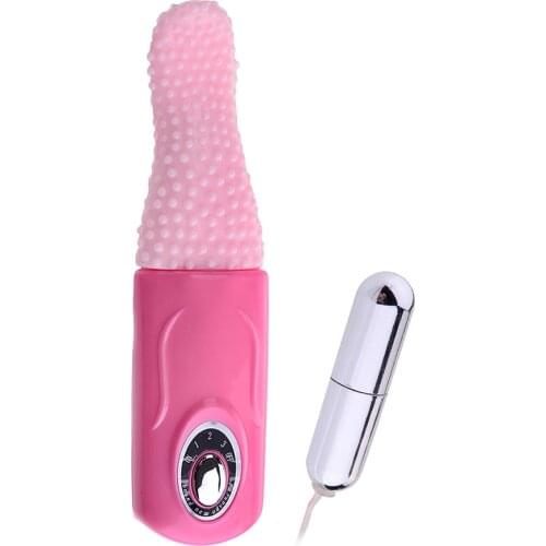 FEIHAN New Oral vibrating Adult finger loop Tongue Vibrator Stimulate Clitoris Female G Spot Licking Sex Toys For Adult Women