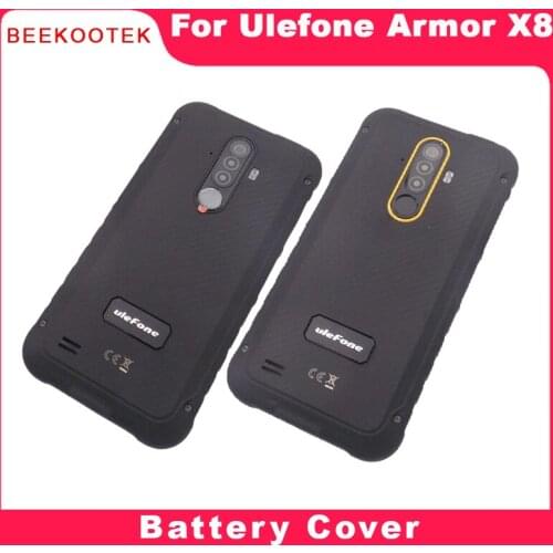 New Original Ulefone Armor X8 Housings Back Battery Cover Case Back Camera Lens Parts For Ulefone Armor X8 Smartphone