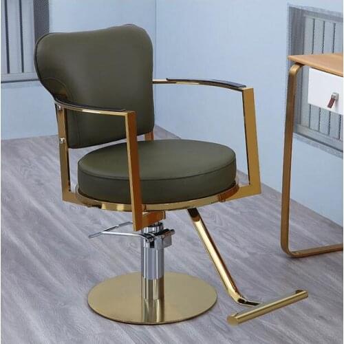 New hairdresser chair stainless steel cutting chair for hair salon