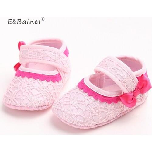 Girls Newborn Baby Princess Shoes Infant Toddler Butterfly Flower First Walkers Shoes