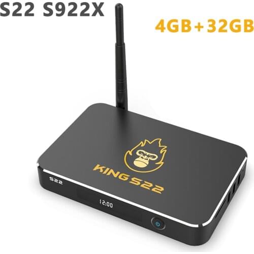 S22 Set Top Box 2020 new Amlogic S922x Quad-Core Smart Android 9.0 TV Box 4GB 32GB 2.4G 5G WiFi Bluetooth 1000M 4K 8K VS AM6