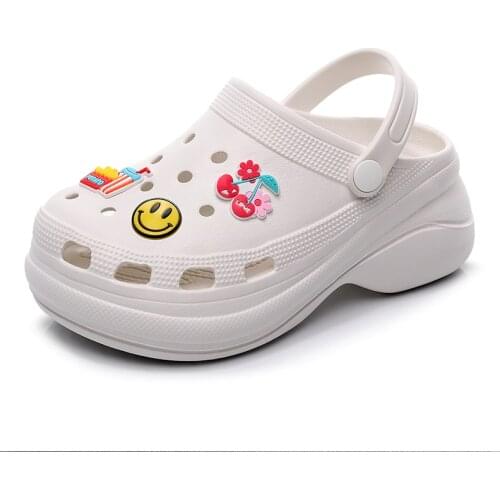 Fashion Women Sandals Summer Clogs Ladies Platform Sandals Croc Garden Beach Slippers Slip On For Girl Beach Shoes