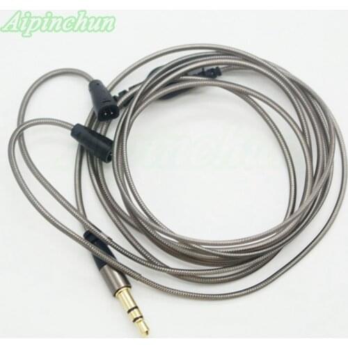 Aipinchun 3.5mm Jack Earphone Cable Replacement Headphone Wire Cord for IE8 IE8i IE80