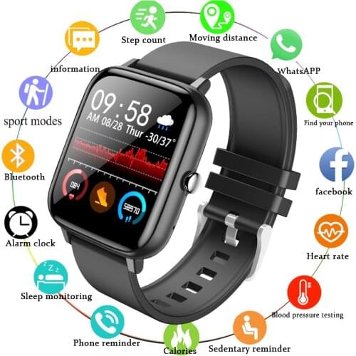 LIGE 2021 Fashion Smart Watch Ladies Heart Rate Blood Pressure Multifunctional Sport Watch Men Woman Waterproof Smartwatch Women