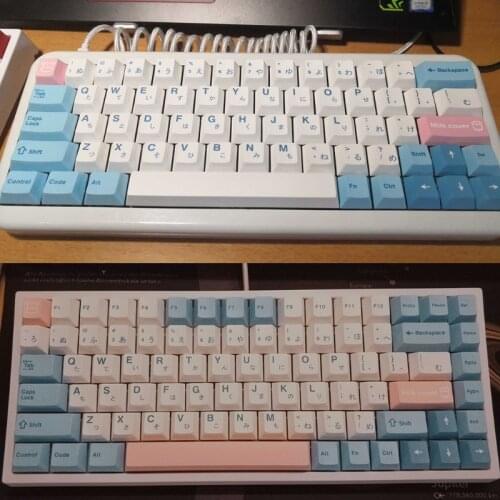 Milk Theme Keycaps PBT Standard Dye Sublimation Process Keycap 140Keys Cherry Profile for Mechanical Keyboard