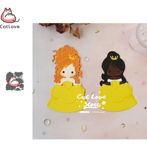 Princess Party Metal Cutting Dies Scrapbooking Stencil Die Cuts Card Making DIY Decorative Craft Embossing New Dies For 2020