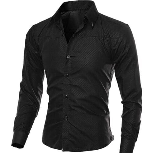 XMGOLONG Mens Silk Shirts