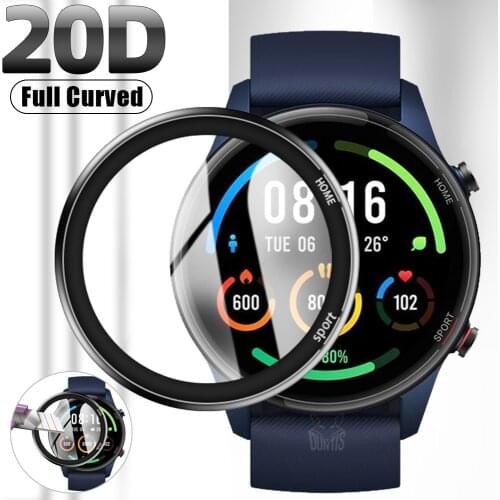 20D Curved Edge Protective Film For XiaoMi Watch Color Sports Smart Watch Soft Screen Protector Accessories (Not Glass)