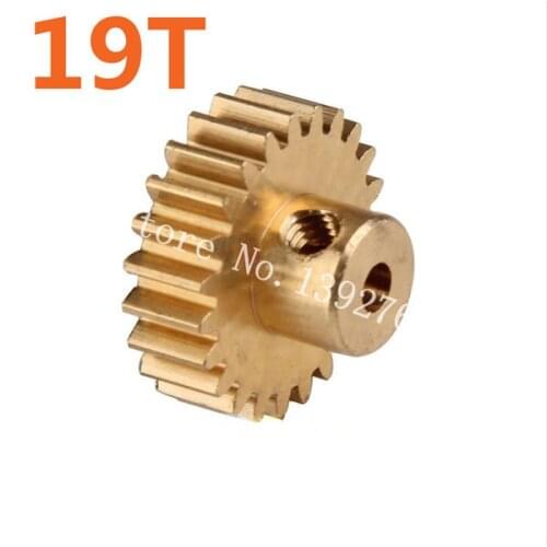 11179 Motor Gear 19T Metal Brass Pinion HSP RC Parts For 1/10 Electric Off Road Buggy 94107 Pro XSTR Hobby Baja Himoto