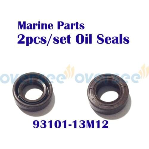 2pcs/set Oil Seal 93101-13M12 For Yamaha Outboard Motor 2T Parsun Hidea HDX SEAPRO 3HP 4HP 5HP Size 13*22*7mm
