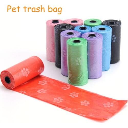50Rolls 75pcs Dog Poop Pet Waste Garbage Bags Biodegradable Outdoor Carrier Holder Dispenser Clean Pick up Tools Pet Accessories