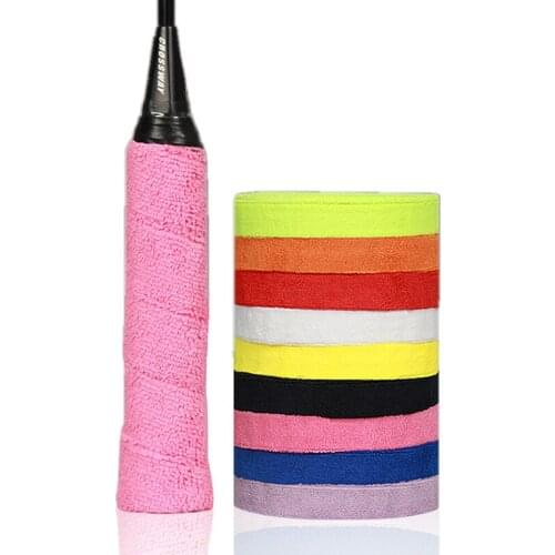 9 Colors Antiskid Badminton Racket Towel Overgrip Durable Tennis Racquet Sweatband