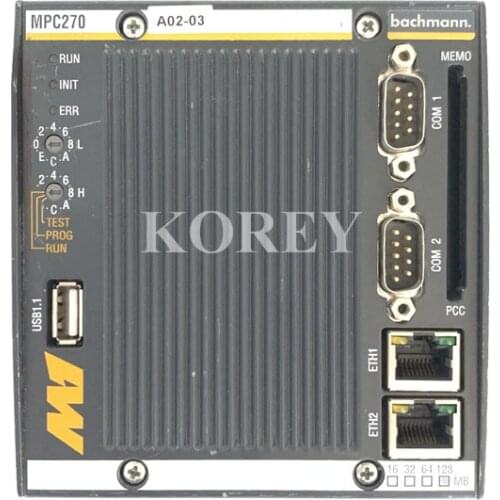 BACHMANN MPC270 MODULE MPC270-128/DMB USED GOOD IN CONDITION PLEASE INQUIRY