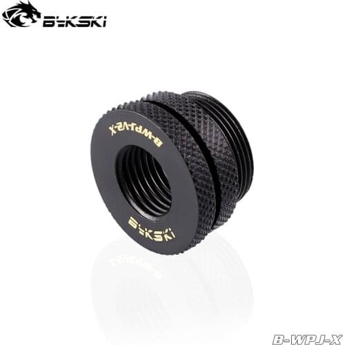 Bykski Water Cooling Through Fittings ,Top Water Injection Panel Through Adapter ,Black,Silver ,Red ,Gold,White, G1/4",B-WPJ-X