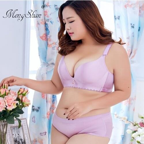 Thin section CDEF Five-row buckle bra Smooth traceless steel ring Increase fertilizer Underwear set Big chest is New products