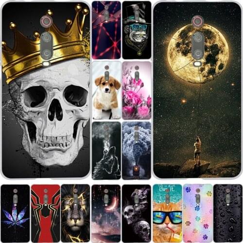 Phone Case For Xiaomi Mi 9T/ Mi 9T Pro Case Silicone Luxury Animal Printed Back Shells For Redmi K20 / Redmi K20 Pro Case Fundas