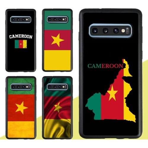 Republic of Cameroon Flag Case For Samsung Galaxy S20 Plus S9 S10 Note 20 Ultra A50 A70 A51 A71 A21S A20e A31 M31 M21