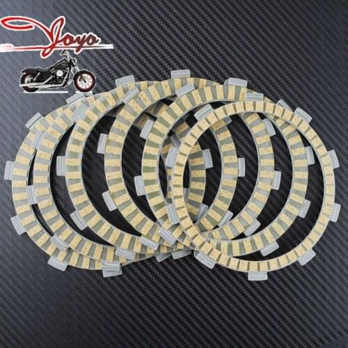 Motorcycle Paper-based Wet Clutch Friction Plates For NV400 Steed NT400 Bros TRX350 NV400 SW-T400 VT400 VT500 Shadow