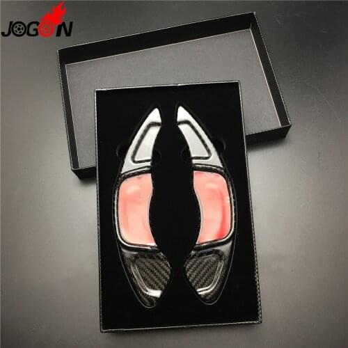 For VW GOLF GTI R GTD GTE MK7 7 Scirocco POLO Sagitar Lamando Car Steering Wheel Paddle Extension Shifter Real Carbon Fiber