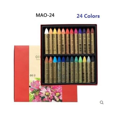 MUNGYO MAO series Extra smooth water soluble Oil Pastel 12/24 colors pigment ART drawing paint