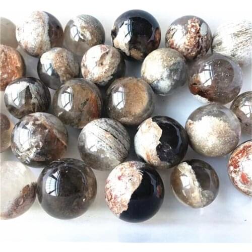 Phantom Ball Natural Polished Crystals Healing Gemstones For Home Decoration