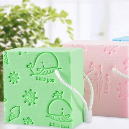 Wonderlife Bath Sponge Sponge Childrens Bath and Bath Artifact Four-color Cartoon Pattern Sponge