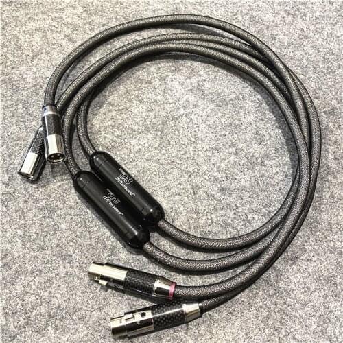 Fever ISM The 0.8 XLR Balance Cable Carbon Fiber Plug HiFi Audio Line