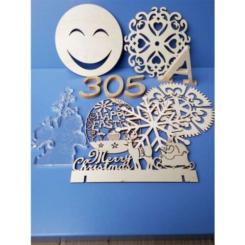 Customization Carved Wooden Craft Decoration Laser Cutting And Engraving Wooden Products With Different Design Different Sizes