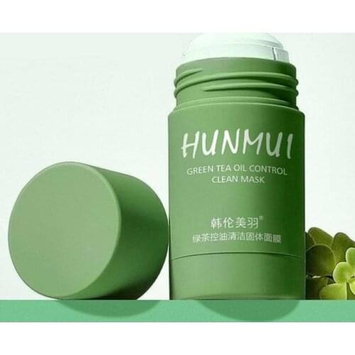 Green Tea Cleansing Face Mask stick Blackhead Acne clear Mud Oil Control Moisturizing Skin Care mask Purifying Clay