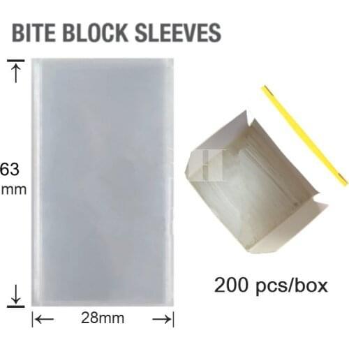 200pcs/box Dental disposable Bite Block Sleeves cover