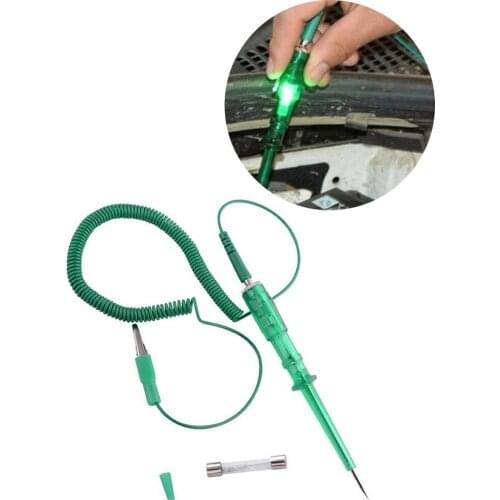 Portable Auto Car Light Circuit Tester Lamp Voltage DC 6V 12V 24V Copper Test Pen Detector Probe Light System Test Probe Lamp