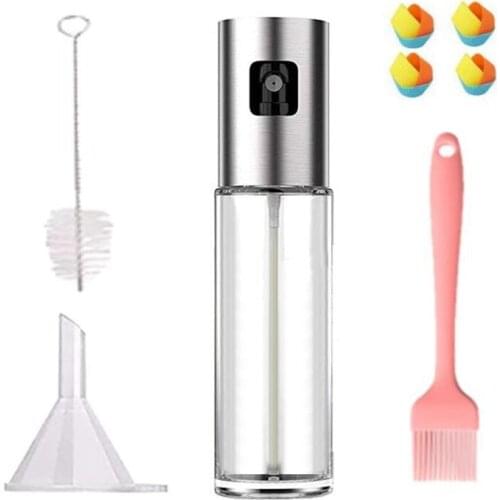 100Ml Oil Spray for Cooking, Spray Bottle Olive Oil Sparyer Mister for Cooking, BBQ, Salad, Baking, Roasting, Grilling