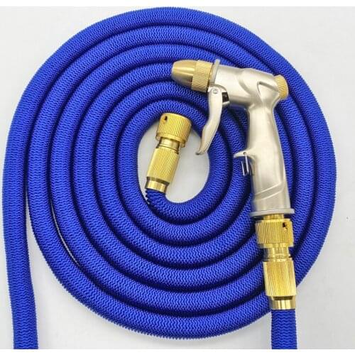Garden Hose Pipe Spray Gun Magic Hose Pipe Expandable Water Hose 25FT-100FT With Water Gun Pressure Washer Car Wahser
