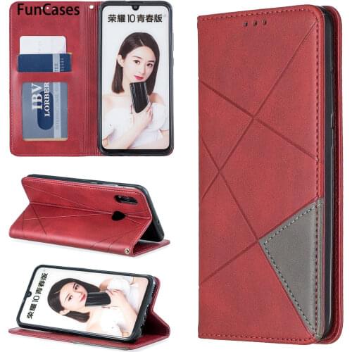 Silicone Cases For ajax Huawei P Smart 2019 Fundas Business Flip Wallet Case Book Aksesuar sFor Huawei telefoon Honor 10 Lite