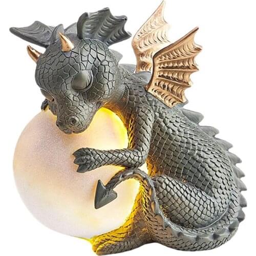 Dragon Garden Decoration Resin Dragon Statue Decorations Home Garden Decoration Dragon Buddha Art Sculptures Home Accessories