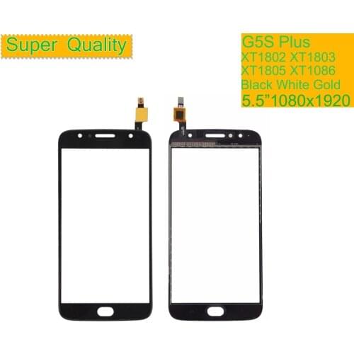 10Pcs/lot Touchscreen For Motorola Moto G5S Plus XT1802 XT1803 XT1805 XT1086 Touch Screen Digitizer Front Glass Panel Sensor