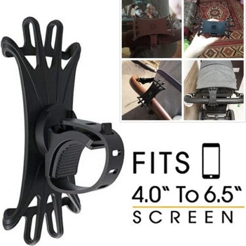 Baby Stroller Accessories Mobile Phone Holder Rack Universal 360 Rotatable Baby Pram Cart Phone Holdeolder For iPhone GPS Device