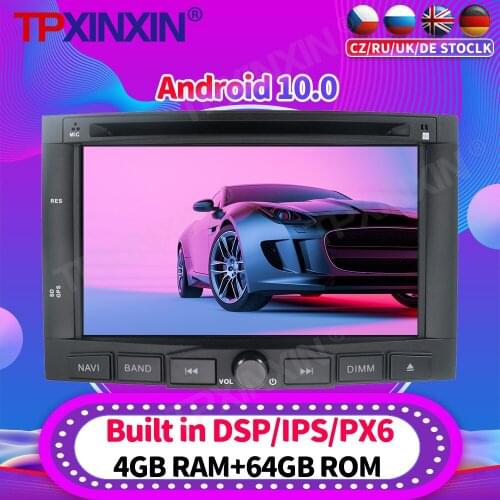 Android10 PX6 For Peugeot 3008 5008 2010-2016 Car Radio Multimedia Video Recoder Player Navigation GPS Accessories Auto 2din dvd
