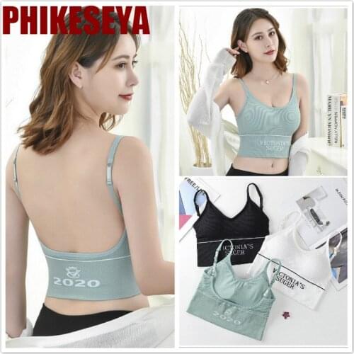 Yoga Push Up Bra Gym Fitness Women beauty back Top Sports Bra Crop Top Women Bra Cup For A-D Black White Running Sport Bra Women