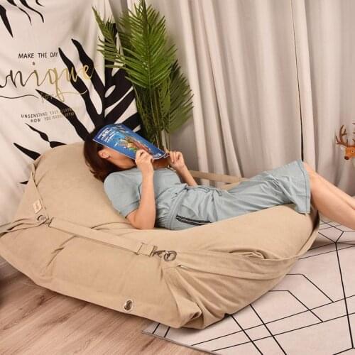 Lazy Sofa, Bean Bag, Tatami, Super Large Net Red Style Adjustable Single Lifting Chair Bedroom Creative Bed