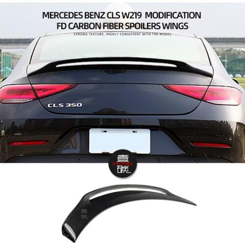 For Mercedes Benz CLS Class W219 Modification FD Sedan Coupe Carbon Fiber Spoilers Wings