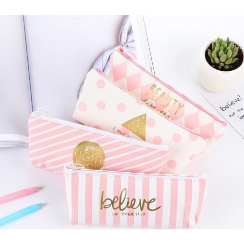 Dmelsay Pink Pencil Cases