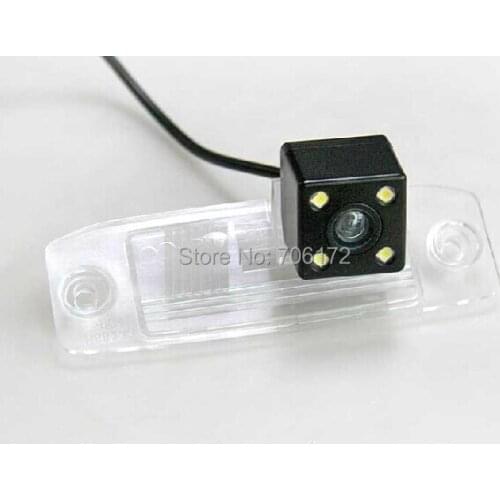 Nightvision 4 led CCD HD Special Car Reversing camera rearview reverse backup for KIA Carens/Oprius/Sorento/Borrego/Kia seed