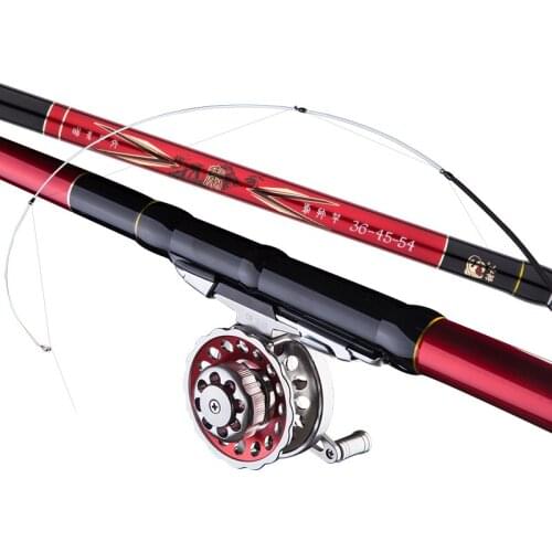 4.5m-7.2m Front-end Fishing Rod Super Light Ultra Hard Three-positioning Rock Fishing Pole Telescopic Fishing Olta Vara De Pesca