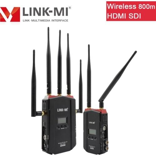 LINK-MI Wireless 800m HDMI/SDI HD Video Camera Transmitter and Receiver Video Transmission System