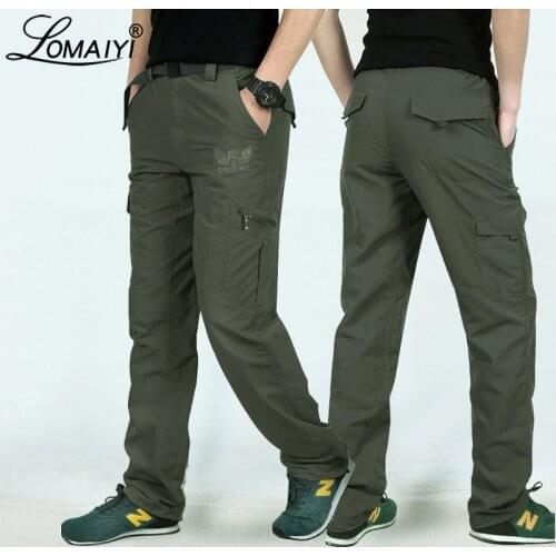 LOMAIYI Men's Military Trousers