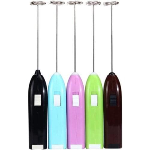 Fashion Hot Drinks Milk Frother Foamer Whisk Mixer Stirrer Egg Beater Electric Mini Handle High Quality Dropshipping