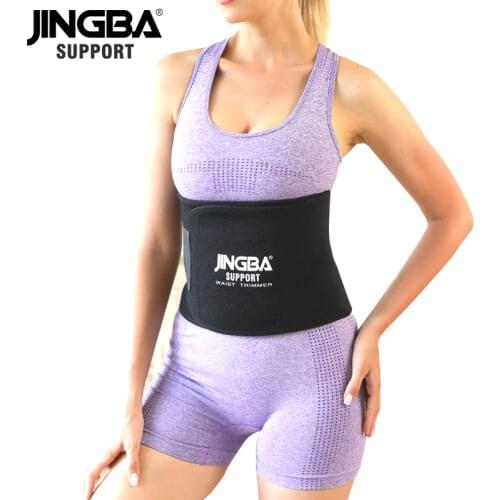 JINGBA SUPPORT Longer 130CM Unisex Neoprene Body Shaper Waist Trainer Loss Fitness Sweat belt Sauna Slimming Strap waist trimmer